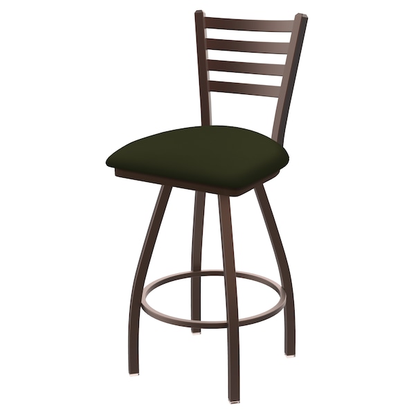 Holland Bar Stool Co 30" Swivel Bar Stool, Brnz Finish, Canter Pine Seat X410 - main